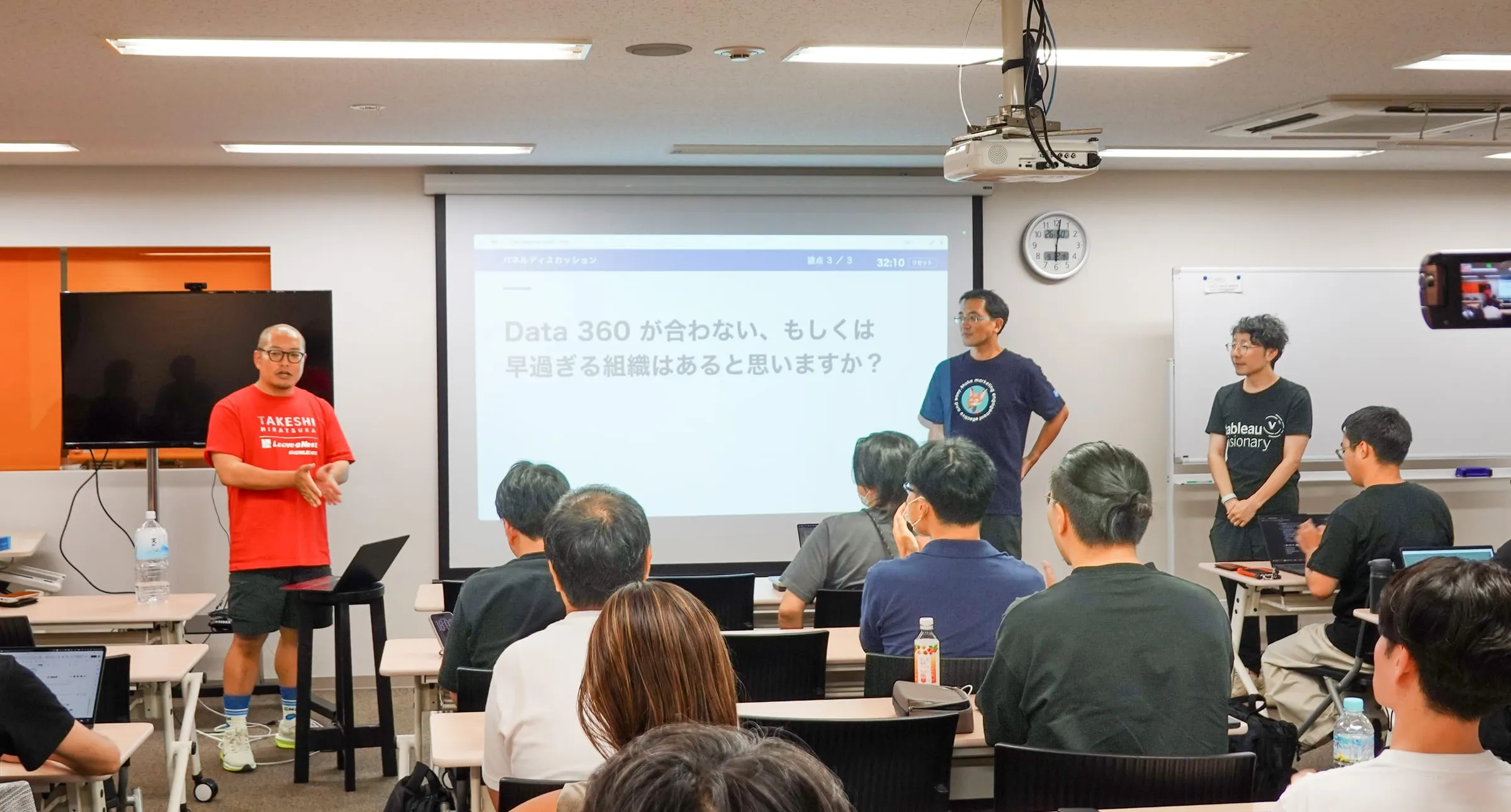 Data 360 AI Lab Launch Meetup 第1回 パネルディスカッション 平塚武 三宅氏 中西氏 Tableau Visionary リバネスナレッジ取締役副社長 発起人 株式会社リバネス 飯田橋 d360lab